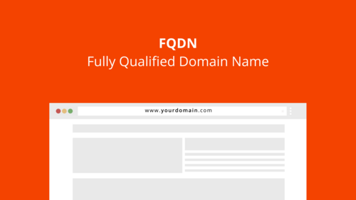 Blogartikel Fully Qualified Domain Name Titelbild