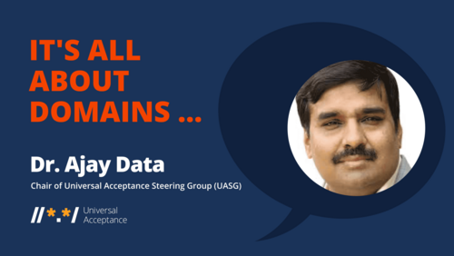 Blog article cover interview with Dr. Ajay Data
