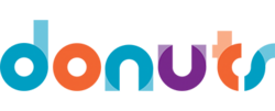 Logo of the dot international domain registry Donuts