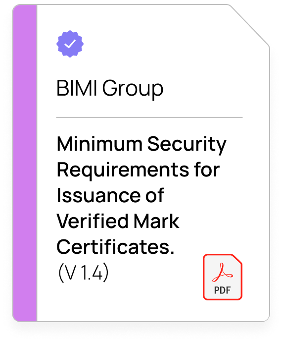 image for download the Requirements for Issuance of Verified Mark Certificates BIMI Group