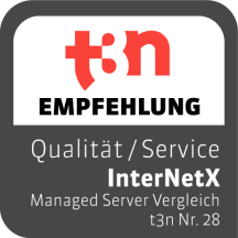[Translate to Englisch:] InterNetX t3n Managed Service Empfehlung