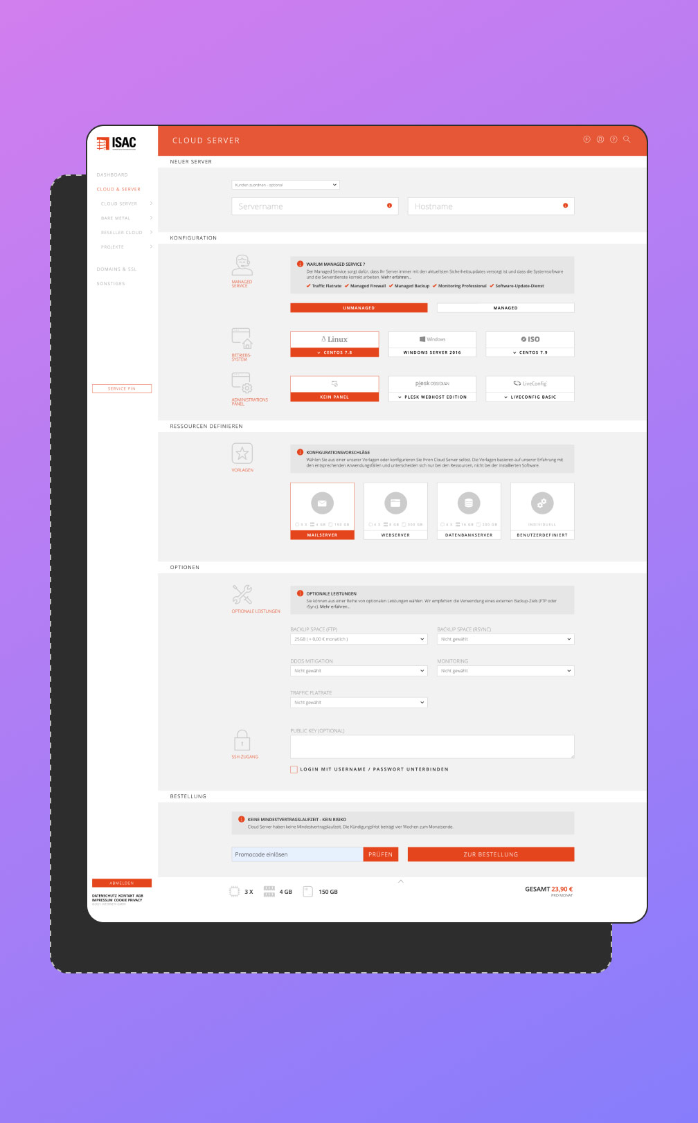 isac mockup